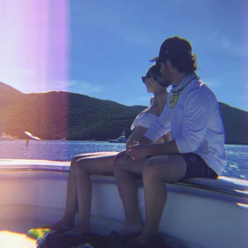 Boat Ride Inside Pregnant Lauren Bushnell and Chris Lane Babymoon