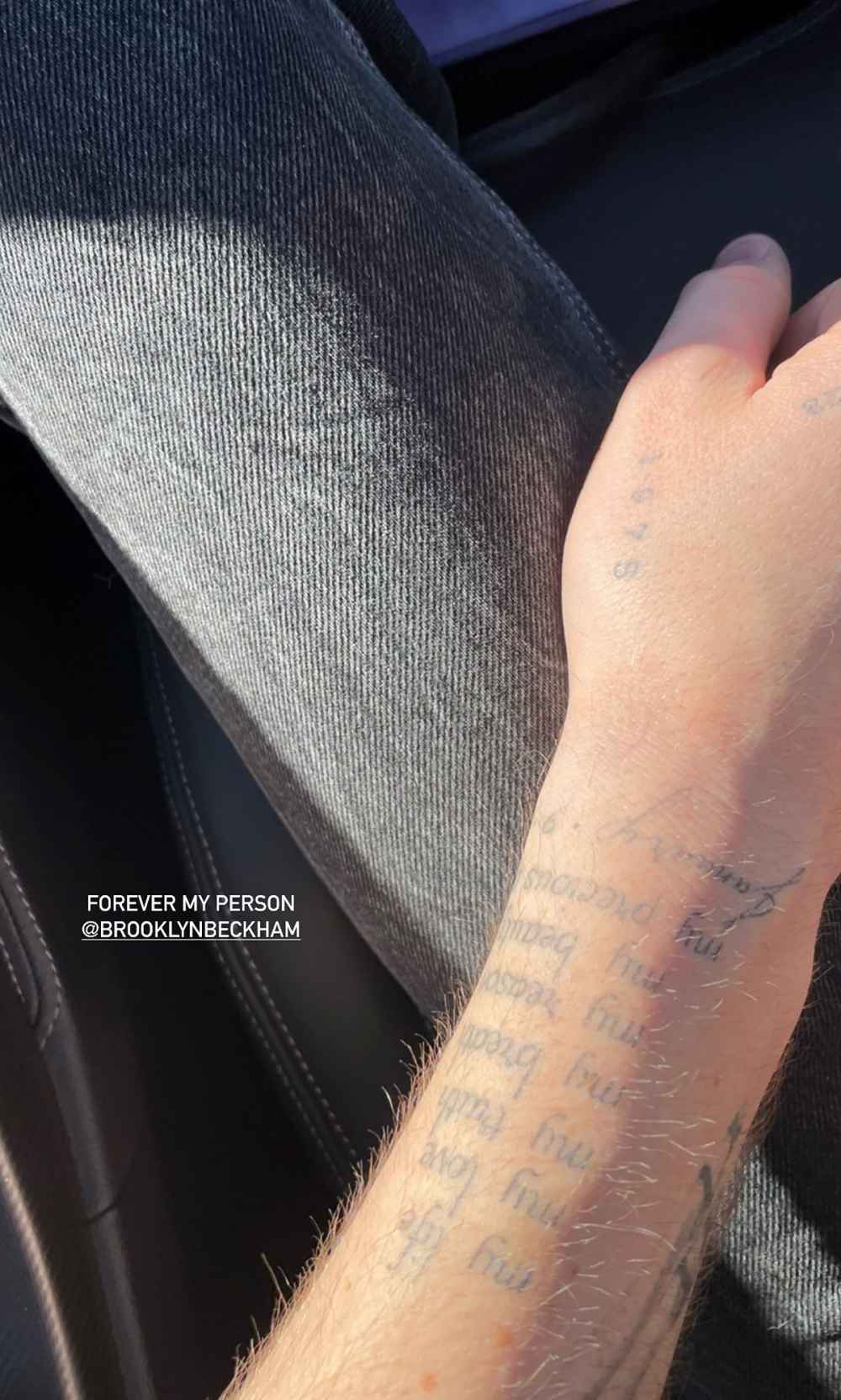 Brooklyn Beckham Debuts Yet Another Tattoo for His Fiancee Nicola Peltz
