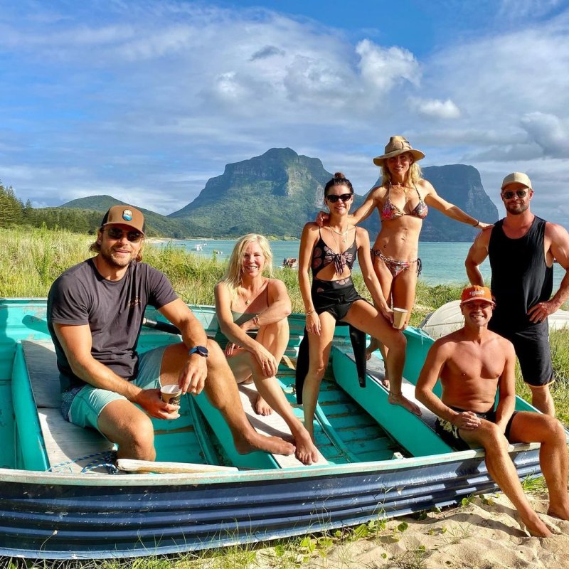 Chris Hemsworth Shows Off in Shirtless Snaps During Island Family Getaway Ahead of Thor Filming 7