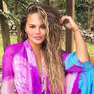 Chrissy Teigen Rocks Face Jewels Like No Other — See All of Her Blingy Looks