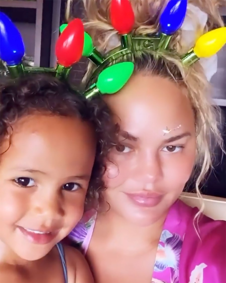 Chrissy Teigen Rocks Face Jewels Like No Other — See All of Her Blingy Looks