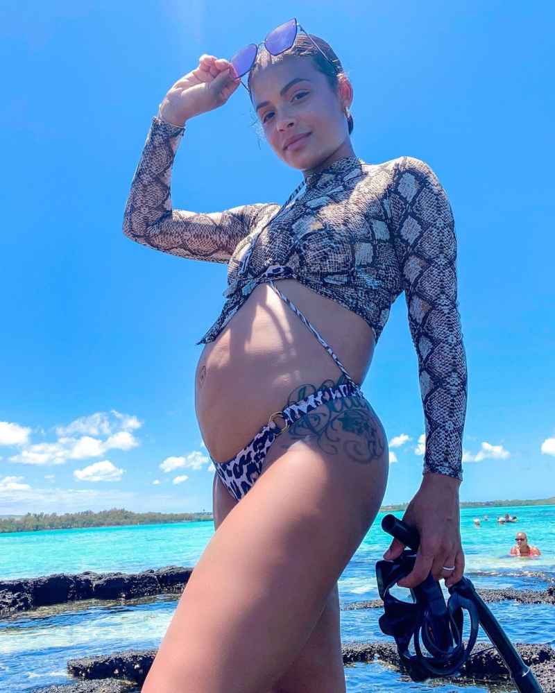 Christina Milian Pregnant Stars Rocking Bathing Suits in 2021