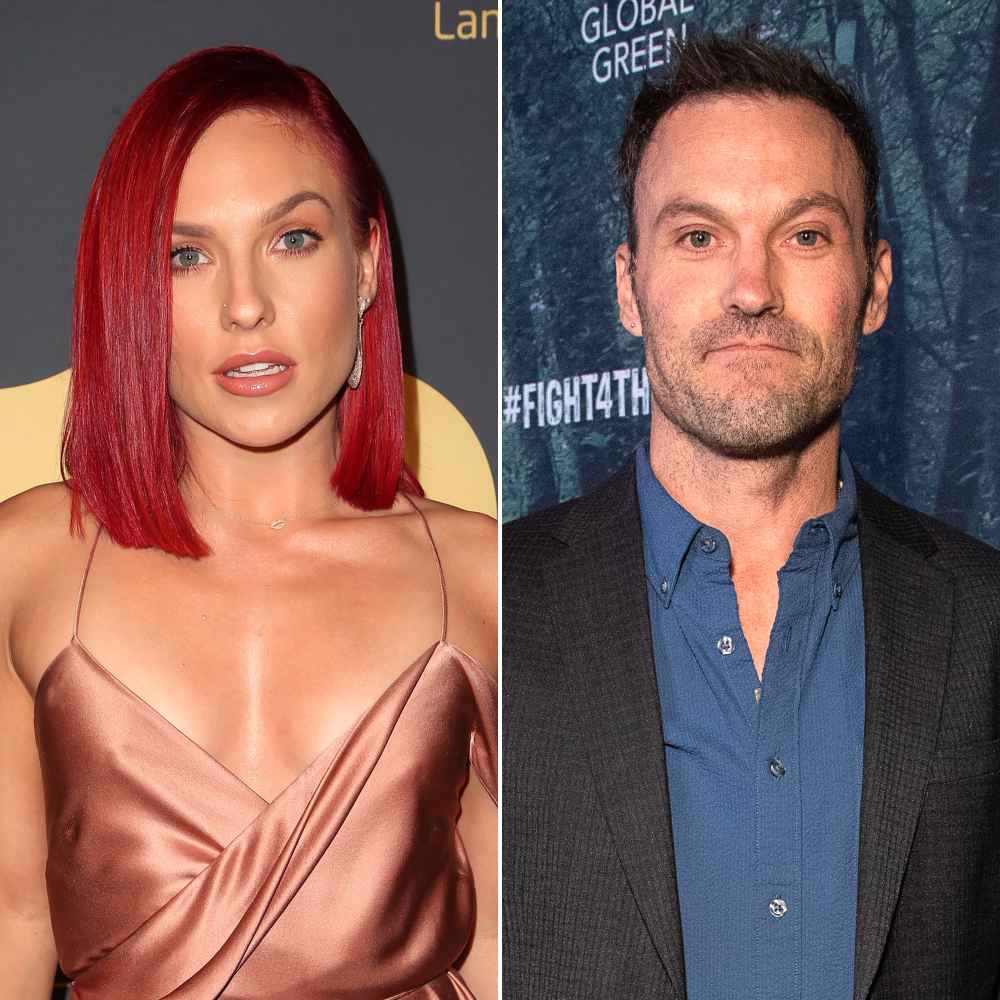DWTS's Sharna Burgess Dodges Questions About Brian Austin Green Romance After PDA-Filled Hawaii Vacation: 'Let It Go'