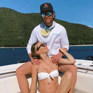 Dad Jokes Inside Pregnant Lauren Bushnell and Chris Lane Babymoon