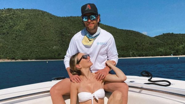 Dad Jokes Inside Pregnant Lauren Bushnell and Chris Lane Babymoon