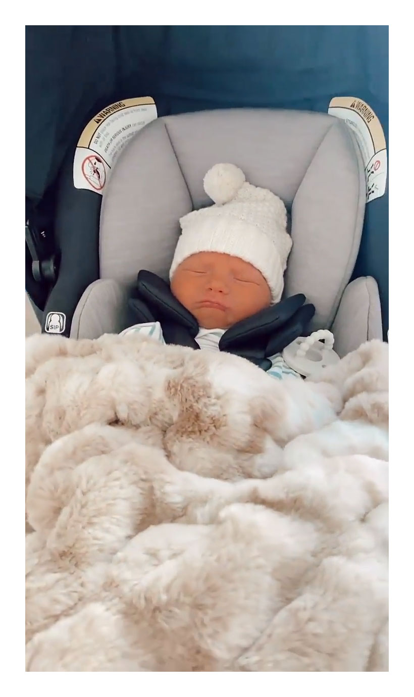 Dancing With the Stars Witney Carson Journey Home From Hospital With Newborn Son Kevin