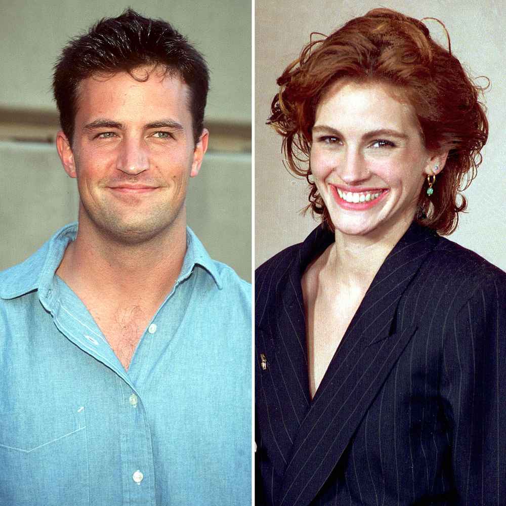 Friends Writers Say Matthew Perry Julia Roberts Flirted Over Faxing