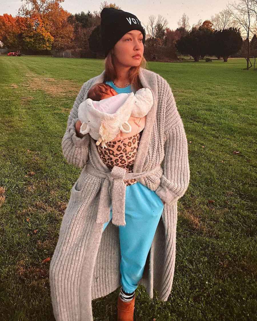 Gigi Hadid Flashes Her Abs in Stunning Post-Baby Bod Pics