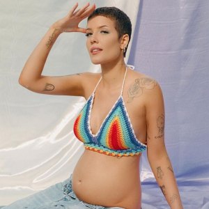 Halsey Pregnant Baby Bump