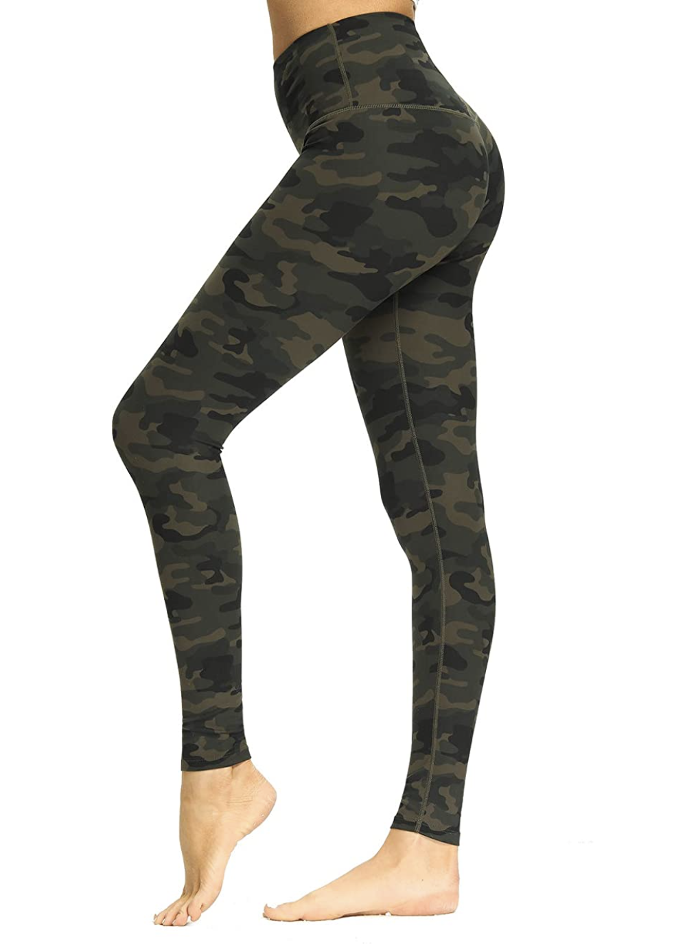 Houmous Women's Buttery Soft Printed Leggings High Waisted Full-Length Yoga Pants 