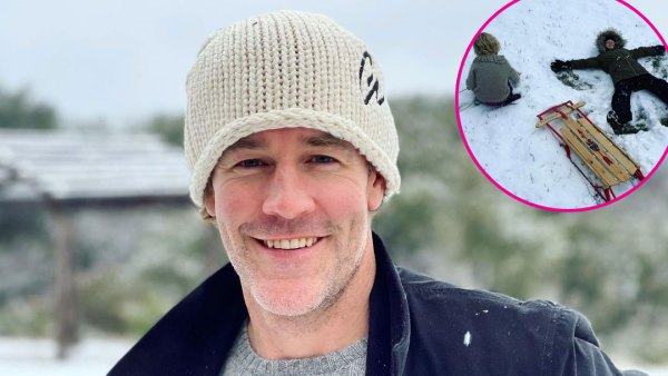 James Van Der Beek Magic Texas Snow Day