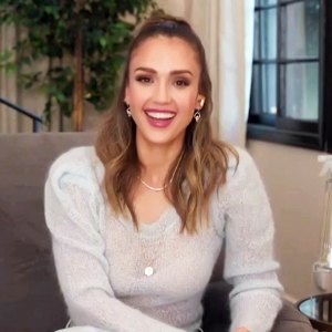 Jessica Alba on The Ellen DeGeneres Show Jessica Alba Watches Kids With Spy Cameras During Homeschooling Bickering and More