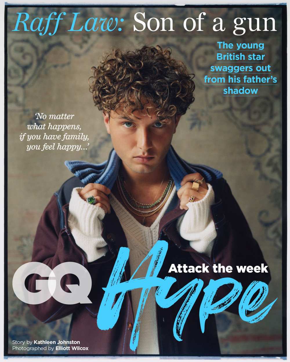 Jude Law Son Raff Looks Just Like Dad British GQ Cover