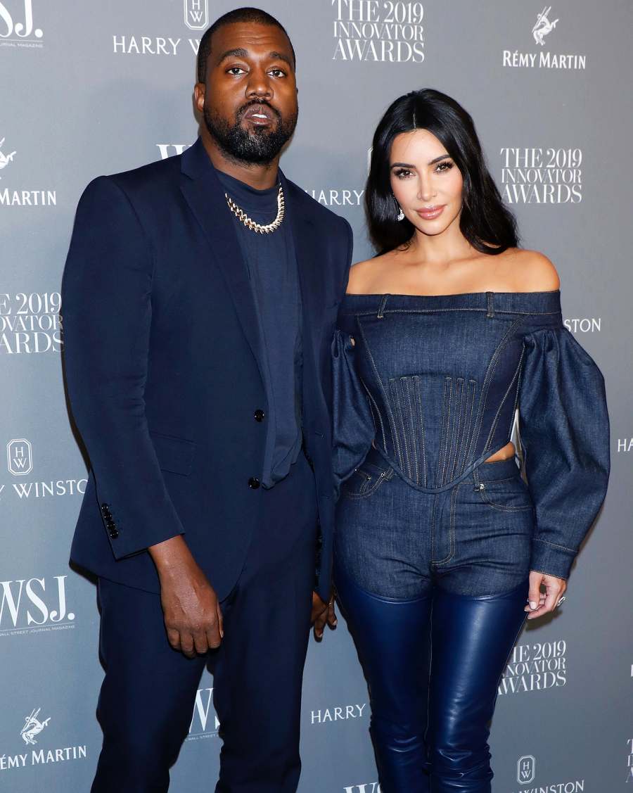 Kanye West Kim Kardashian living apart splitting