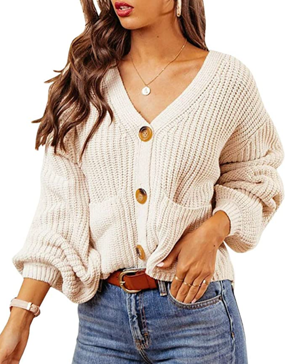 LAICIGO Women’s Button Down Cardigan Sweater