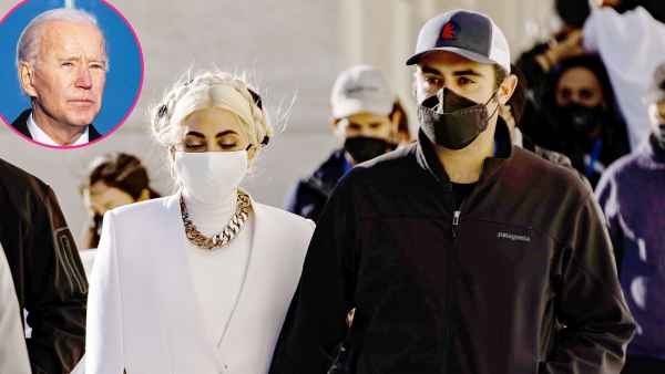 Lady Gaga Boyfriend Michael Polansky Supports Her at Joe Biden Inauguration