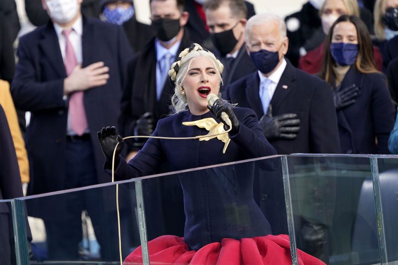 Lady Gaga Joe Biden 2021 Inauguration