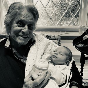 Michael Douglas Meets 1-Month-Old Grandson for 1st Time Amid COVID Pandemic