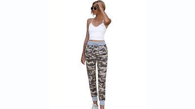 NIMIN Women's High Waist Drawstrings Jogger Sweatpants