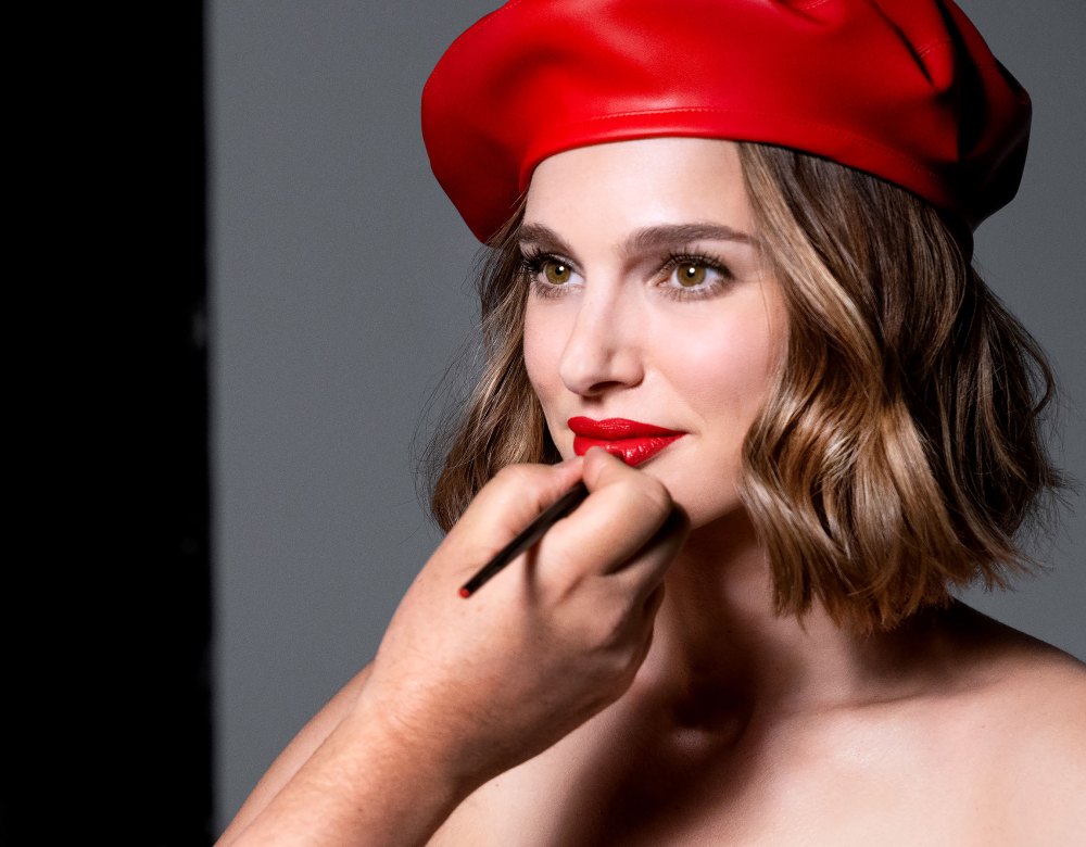 Natalie Portman Dior Lipstick Campaign in Paris: Pics
