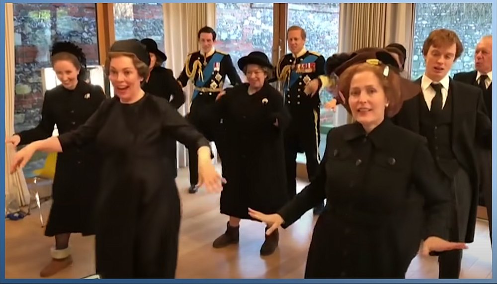Olivia Colman Leads The Crown Cast in Dancing to Lizzo’s Good as Hell in Costume