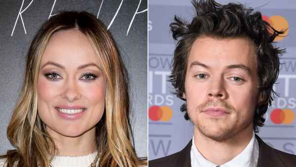 Olivia Wilde and Harry Styles Twinned in Gucci Ensembles at a Wedding