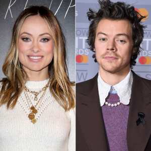 Olivia Wilde and Harry Styles Twinned in Gucci Ensembles at a Wedding