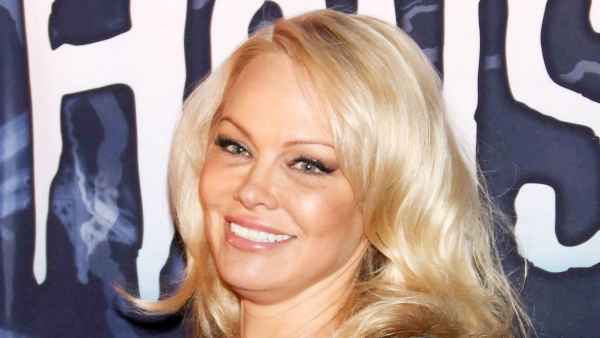 Pamela Anderson Almost Got Married Silk Pajamas