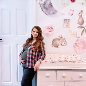 Pregnant Bindi Irwin Shows Daughter Nature-Themed Nursery Baby Bump Pic
