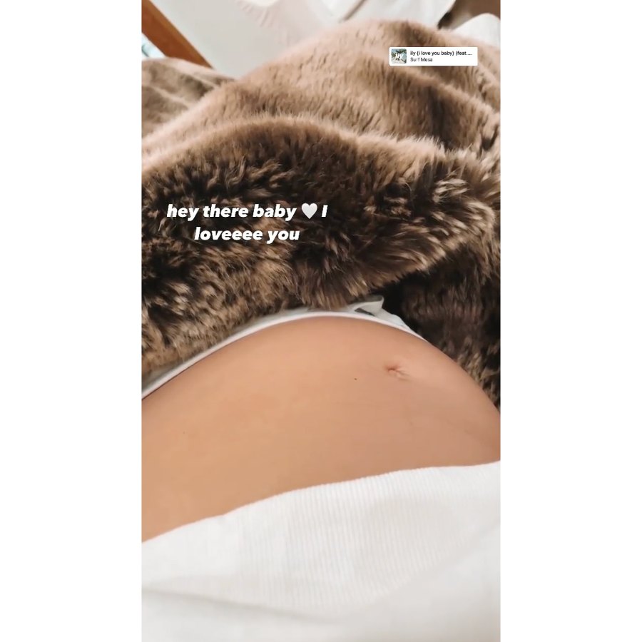 Pregnant Sadie Robertson Shows Baby Kicking Bare Bump