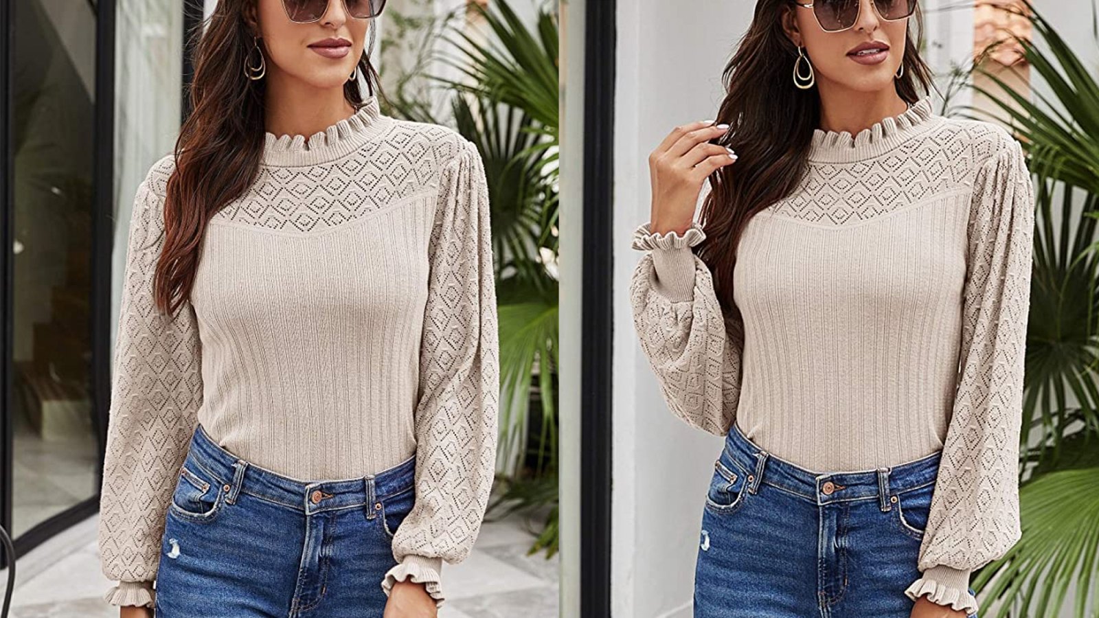 Romanstii Women's Sweater Lightweight Pullover 100% Cotton Knit Top