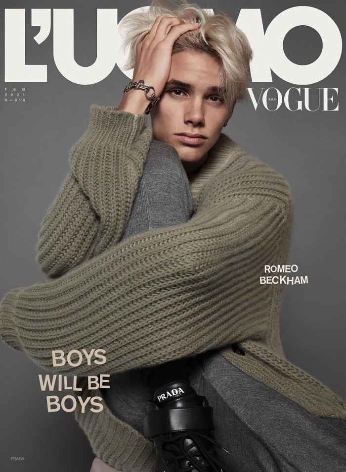 Romeo Beckham Channels Both His Parents for His Magazine Cover Debut