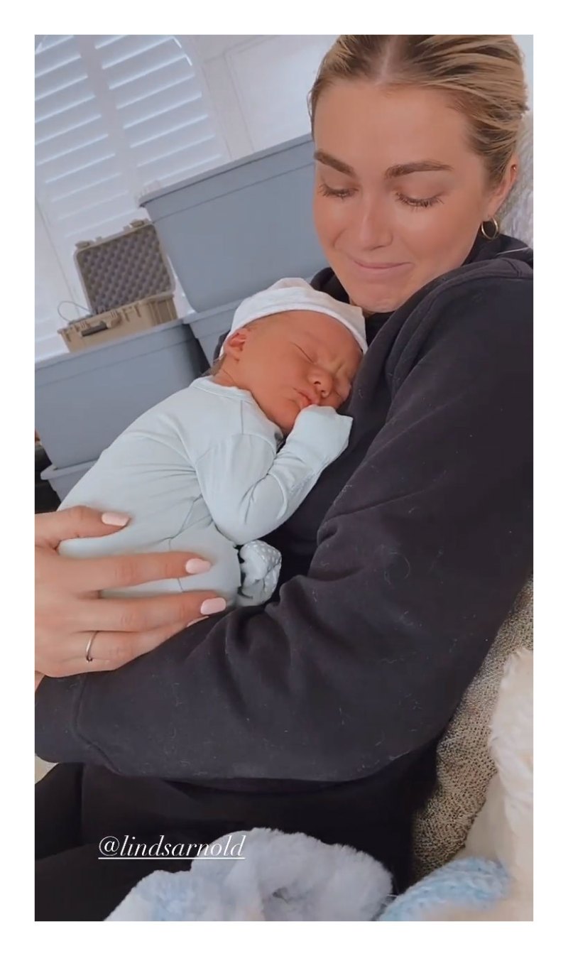 So Sweet Lindsay Arnold Meets Witney Carson 1-Week-Old Son Leo for 1st Time