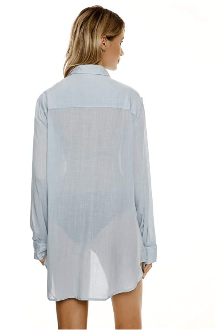 TOUSYEA Button Down Long Sleeve Sleepwear Soft Pajama Top