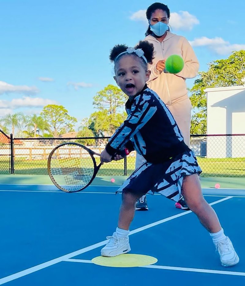 Tennis Time! See Serena Williams' Best Pics With Her Daughter Olympia
