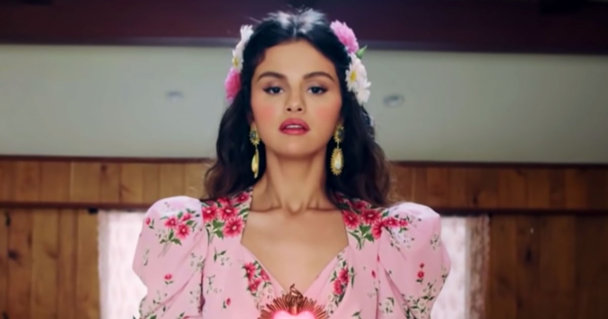 selena gomez pink dress de una vez Selena Gomez Shares the Story Behind Her Enchanting Music Video, 'De Una Vez'
