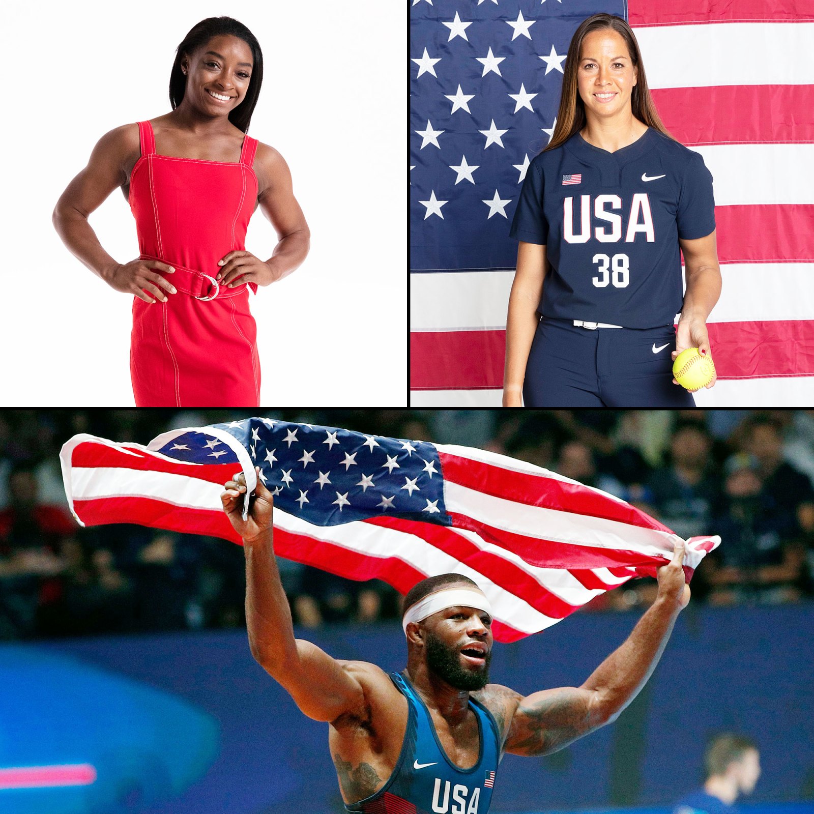 Simone Biles Cat Osterman and Jordan Ernest Burroughs Toyko Olympic Athletes to Watch Out For