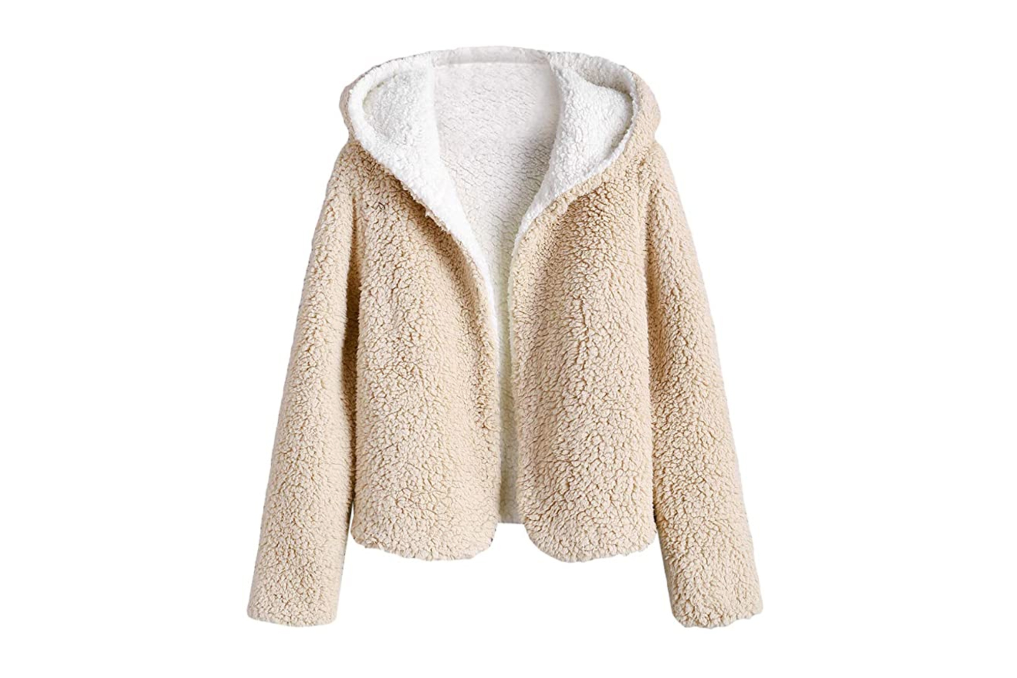 Zaful Reversible Sherpa Coat Gets You 2 Jackets in 1 | Us Weekly