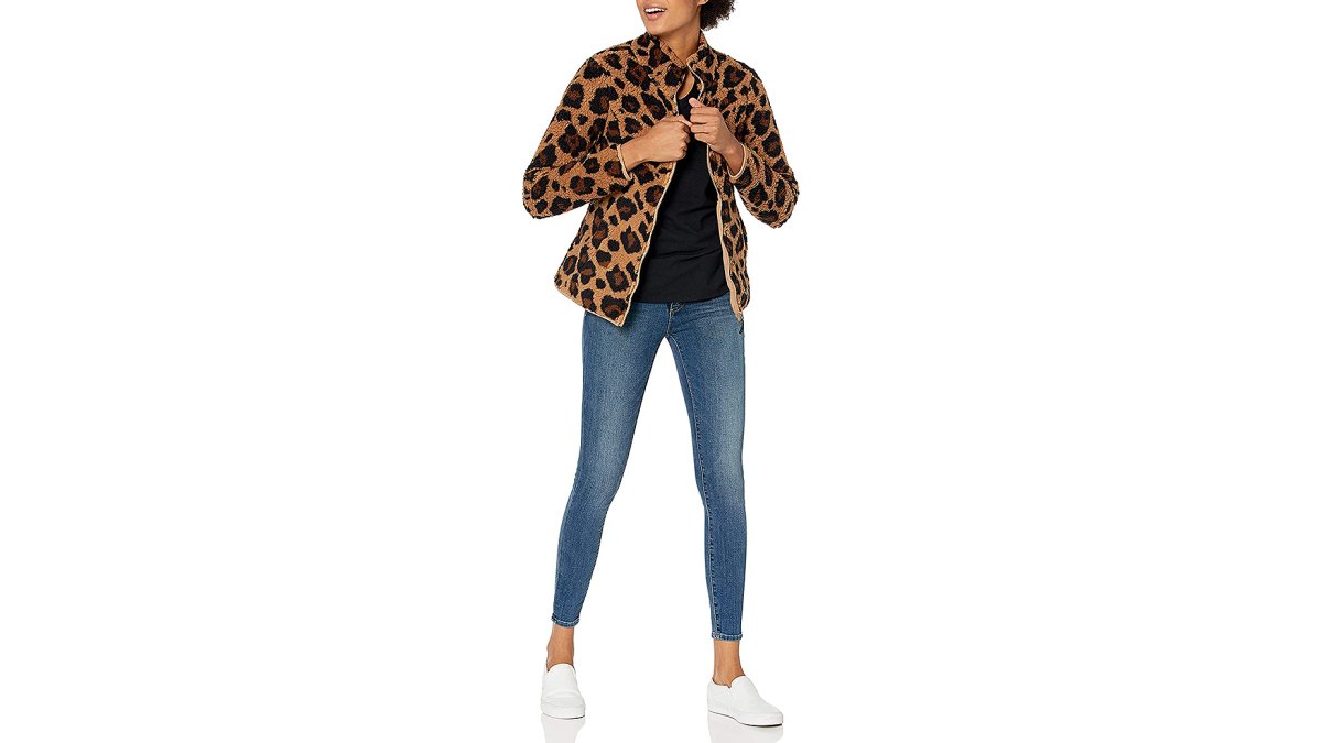 Amazon Essentials Polar Fleece Lined Sherpa Full-Zip Jacket