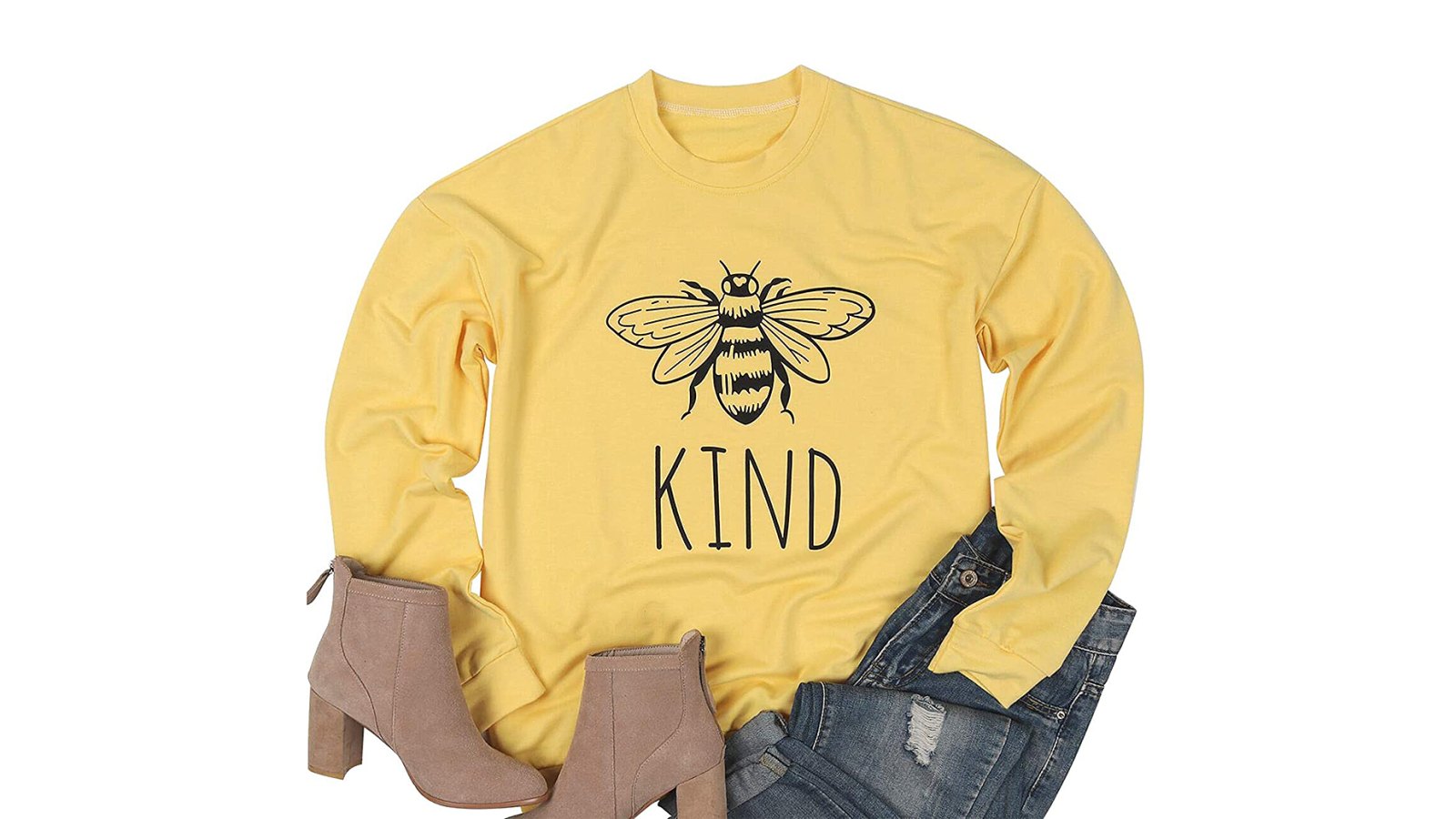 amazon-sweatshirt-bee-kind