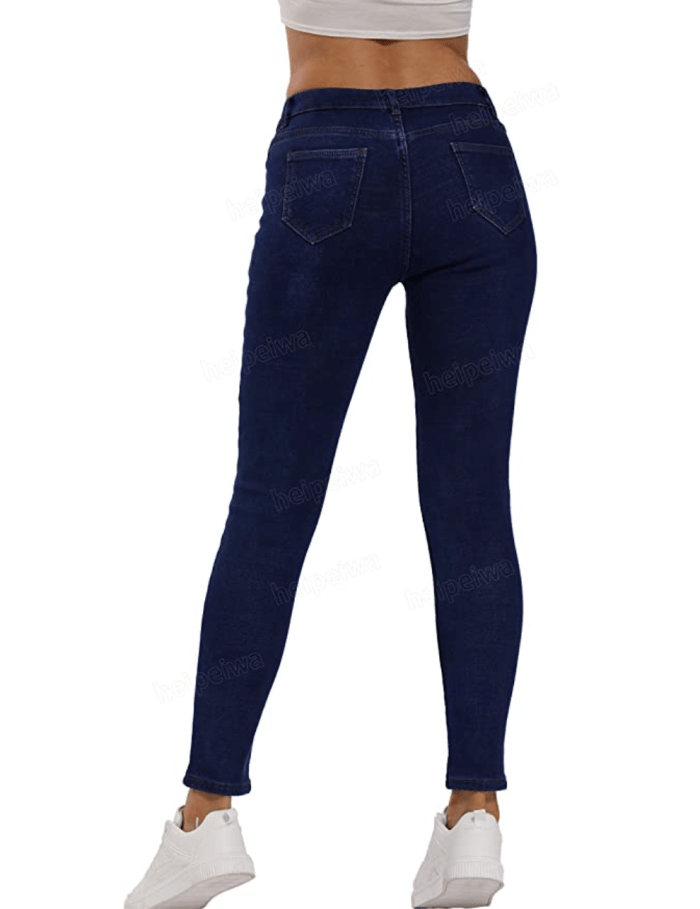 Heipeiwa Fleece-Lined Jeans Make Wearing Denim in the Winter Easy ...