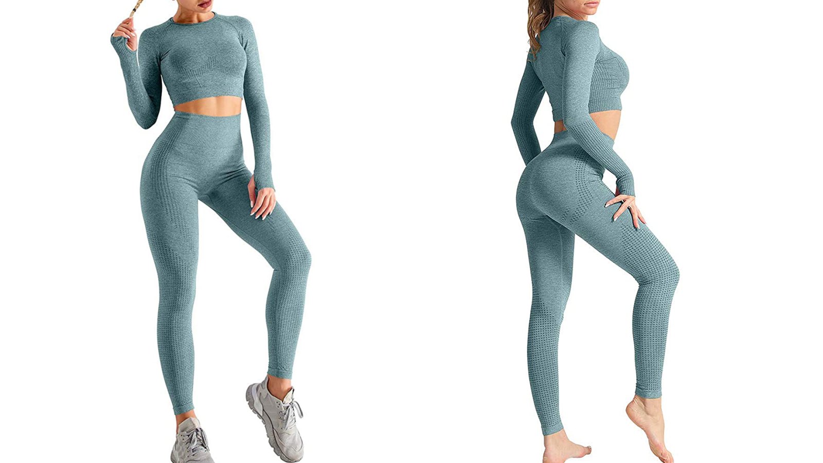 HYZ 2-Piece Yoga Set Could Not Be Cuter if It Tried