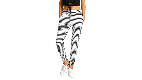 SweatyRocks Drawstring Waist Yoga Active Pants
