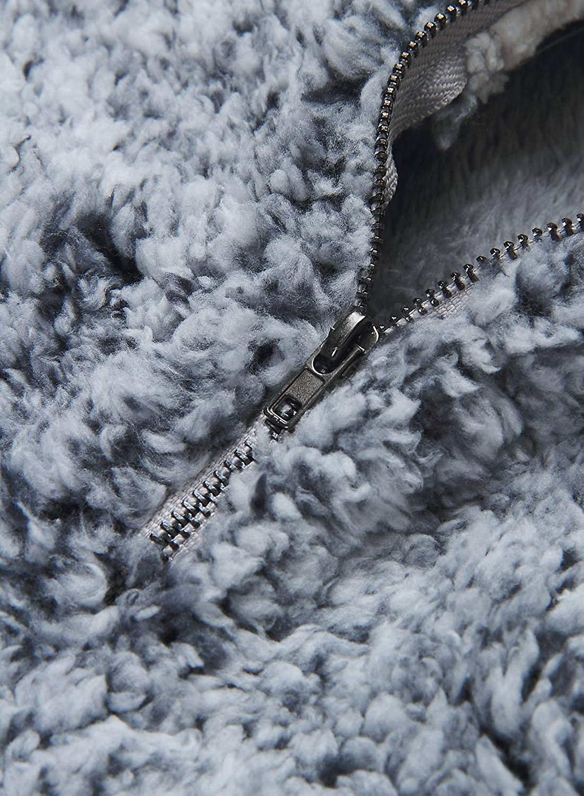 ZESICA Sherpa Fleece Sweatshirt Pullover