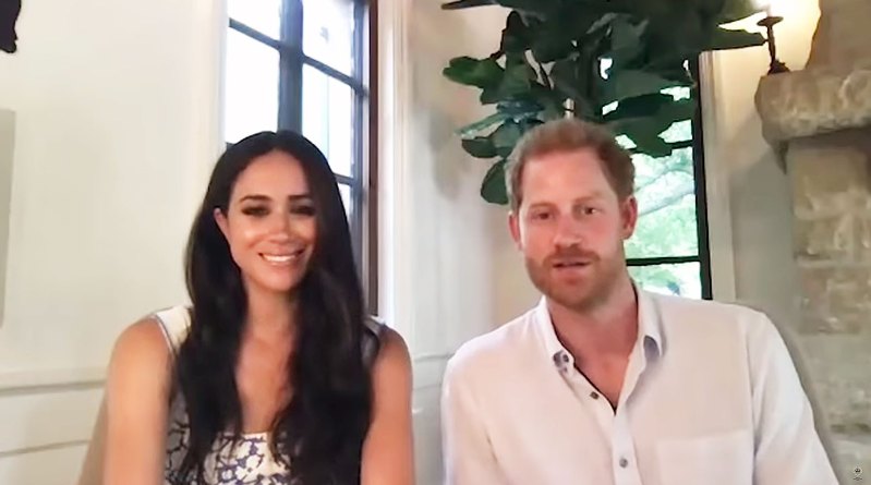 Meghan Markle and Prince Harry on a Zoom with the Queens Commonwealth Trust How Meghan Markle Hid Her Baby Bump Ahead of 2nd Pregnancy Announcement