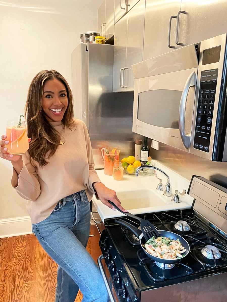 Cocktail and Cooking Tayshia Adams A Day in My Life