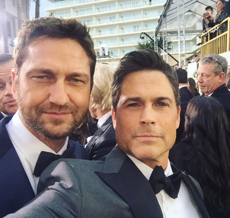 2016 Rob and Gerard Golden Globes selfies