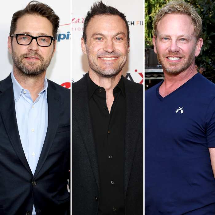 90210’s Jason Priestley Brian Austin Green and Ian Ziering Reunite for Lunch Date