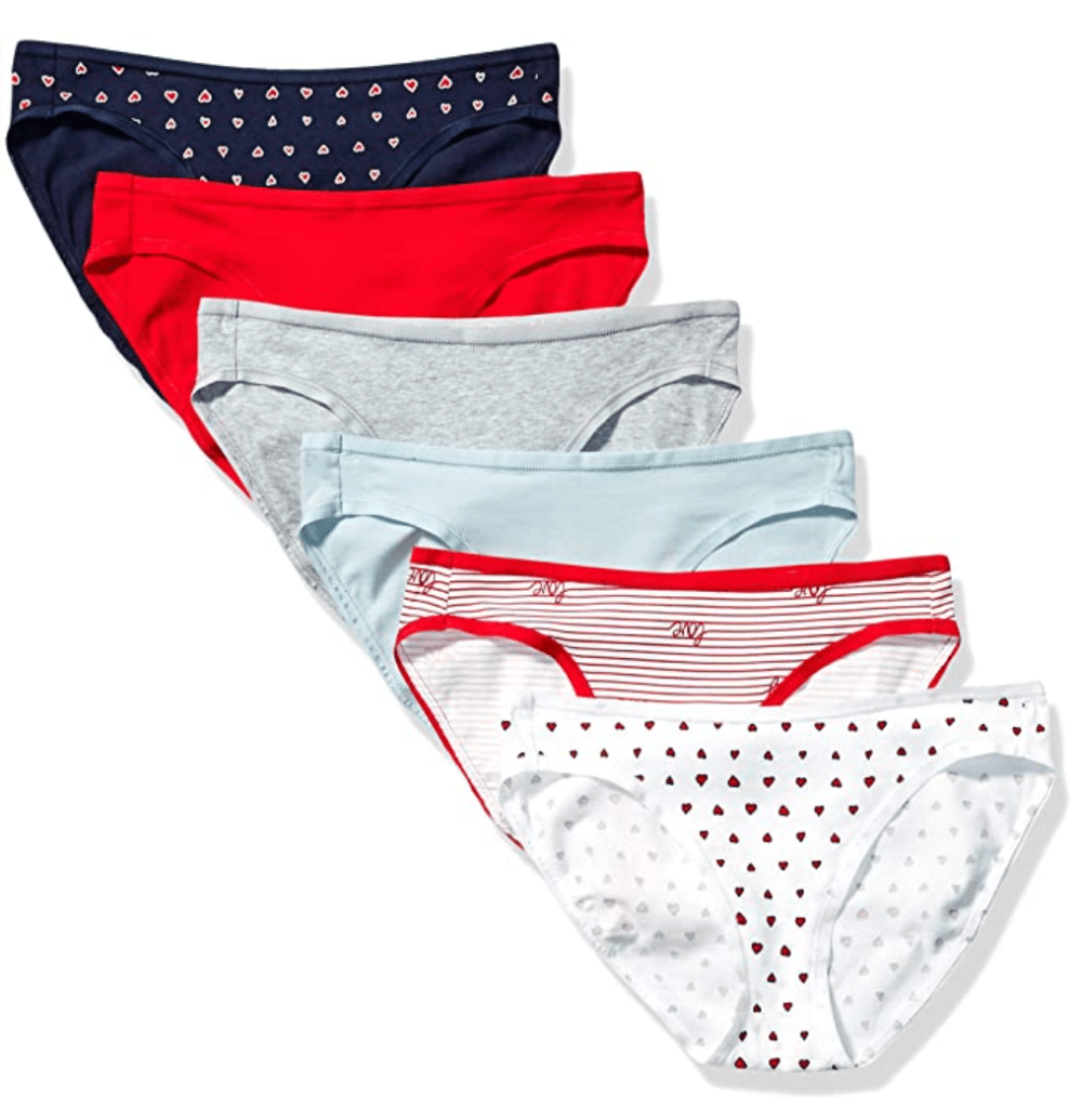 Amazon Essentials Women's Cotton Stretch Bikini Panty