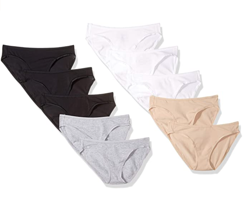 Amazon Essentials Women's Cotton Stretch Bikini Panty